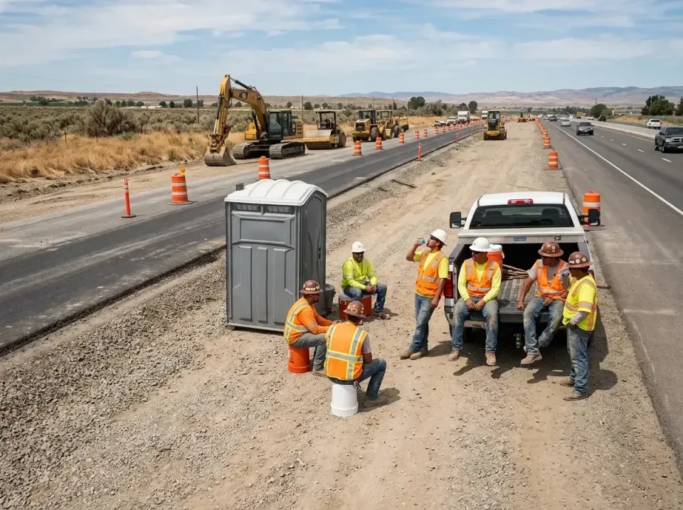 highway-road-construction-crew-007 — frequently asked questions, Porta Potty and Restroom Rentals in Coral Terrace, FL